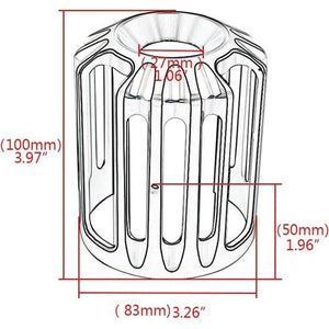 Cache de filtre à huile aluminium pour Harley - vue 3