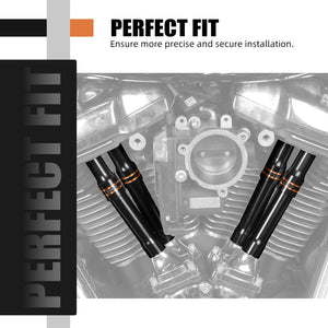 Caches de Tiges de Culbuteurs (Pushrod Cover) Aluminium - Harley-Davidson Touring & Softail M8 2017-2024 – photo 2/9