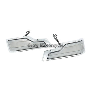 Feux LED de Top Case (Tour-Pak) Chrome, Lentille Rouge - Harley-Davidson Touring 2014-2022 & CVO 2023-2024 – photo 10/10