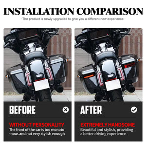 Feux LED Latéraux de Sacoches avec Clignotant et Stop - Harley-Davidson Touring 2023-2024 et plus récent – photo 2/6