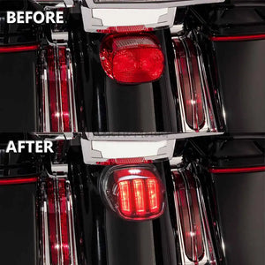 Feu arrière LED multifonction stop, clignotant et éclairage de plaque pour Harley Touring, Sportster, Softail - vue 5