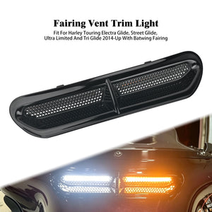 Feu LED de grille de carénage chromé pour Harley-Davidson Touring - vue 7