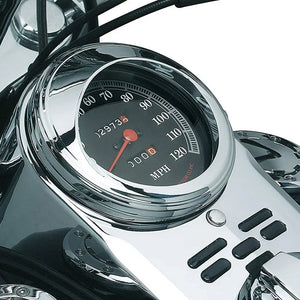 Visière de compteur 5 pouces pour Harley Softail - vue 3