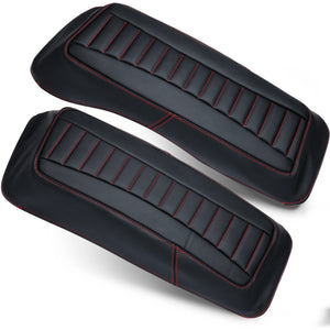 Caches de protection pour sacoches cavalières Harley Touring 1993-2013, cuir microfibre (la paire) - vue 9