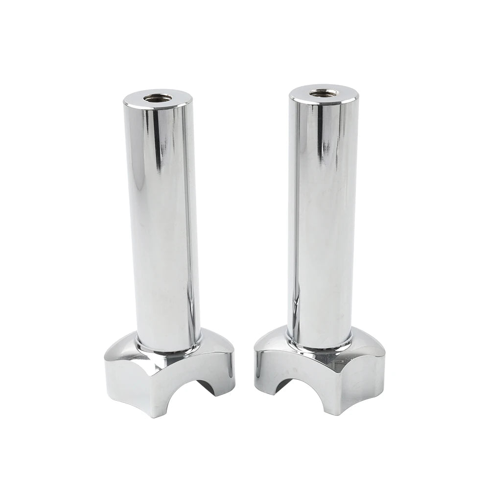 Rehausseurs de guidon droits 5,5 po pour Harley Dyna, Softail et Touring - vue 2