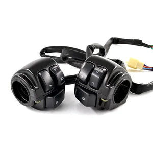 Commodos de guidon avec faisceau pour Harley Softail Dyna Sportster - vue 7