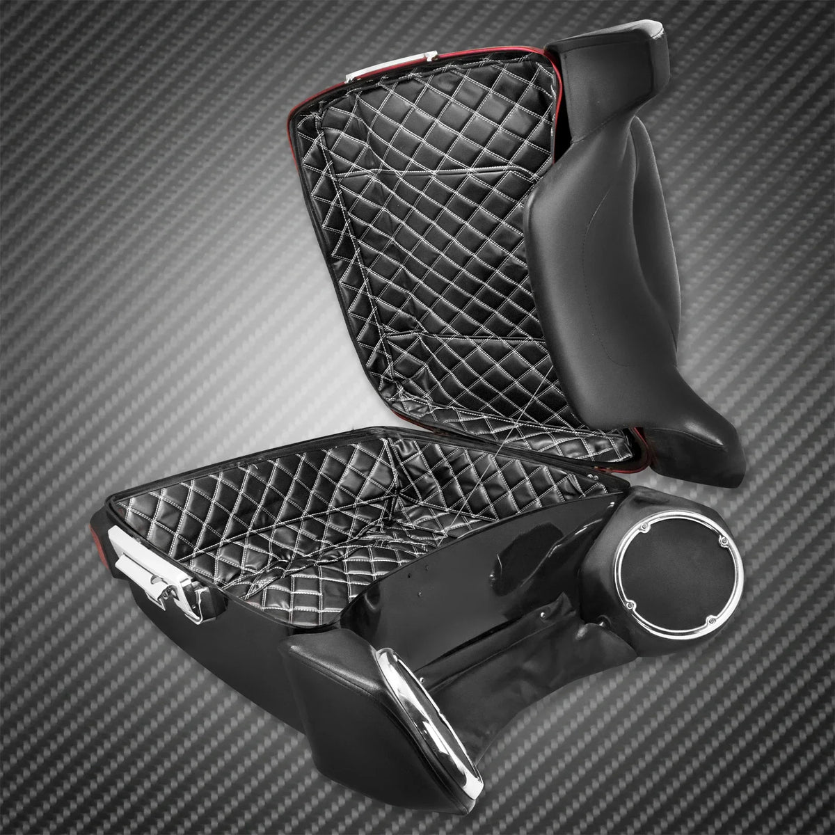 Tapis de Coffre en Cuir PU pour Top Case - Harley-Davidson Touring 2014 et plus – photo 3/8
