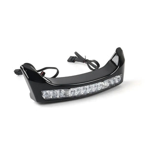 Feu de carénage LED chrome et ambre pour carénage batwing Harley-Davidson - vue 7