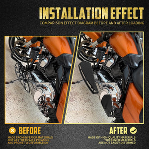 Repose-Pieds Avant/Arrière CNC (Floorboards) - Harley-Davidson Softail, Touring & Dyna – photo 3/8