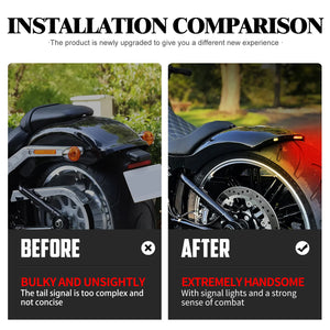 Kit selle solo et garde-boue arrière pour Harley-Davidson Softail Breakout - vue 4