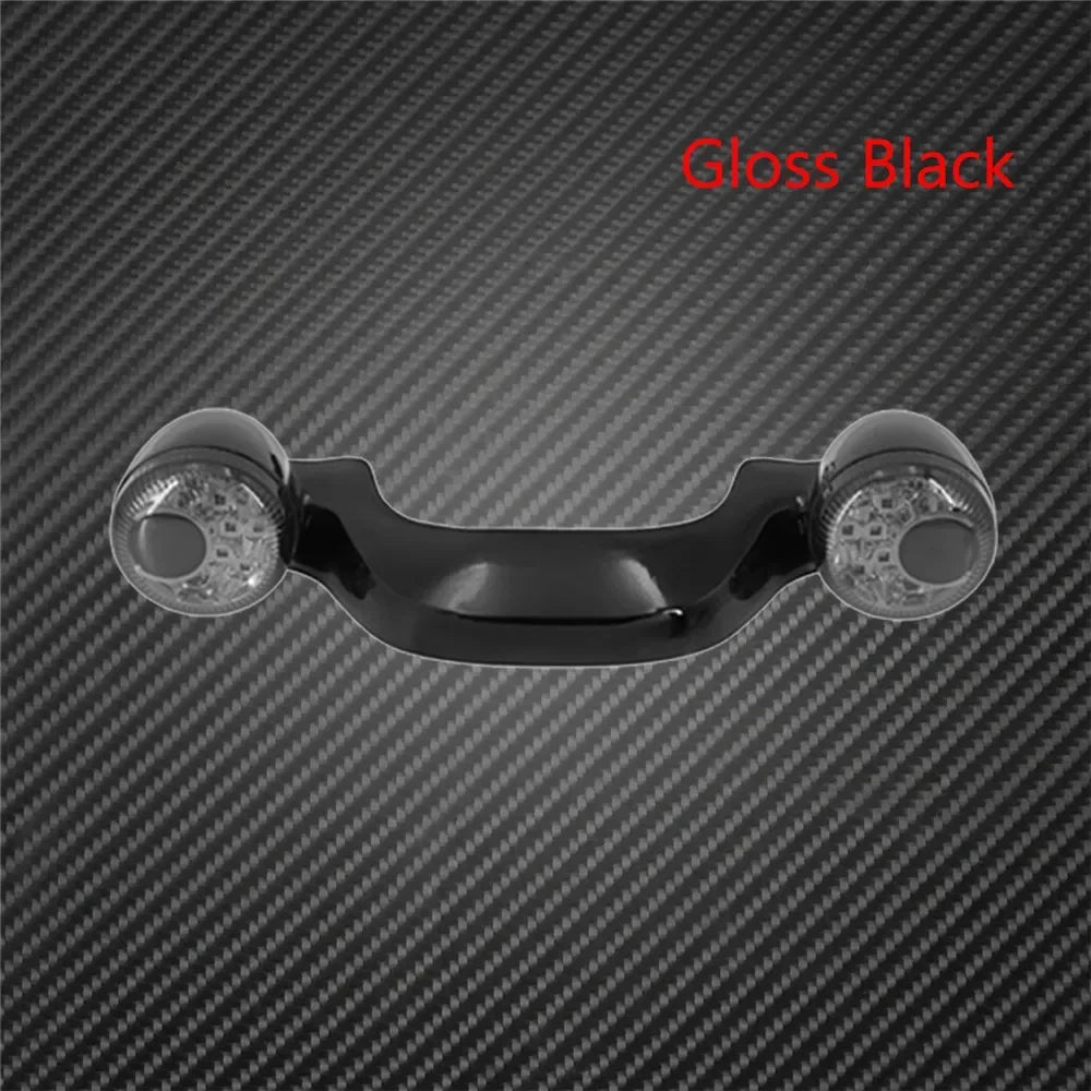 Clignotant LED arrière format bullet noir et fumé pour Harley Touring - vue 7