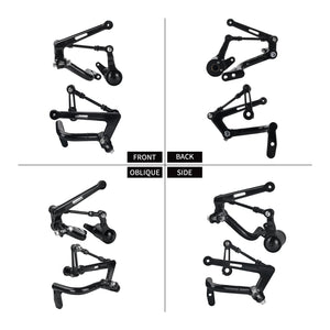 Kit de commandes centrales noir en aluminium pour Harley-Davidson Touring - vue 3