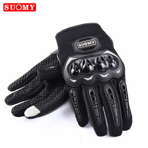 Gants moto mesh gris compatibles écran tactile - vue de face - vue 3