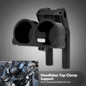 Risers de Guidon Réglables avec Support Instruments - Harley-Davidson Touring Road Glide 2015-2023 – photo 9/9