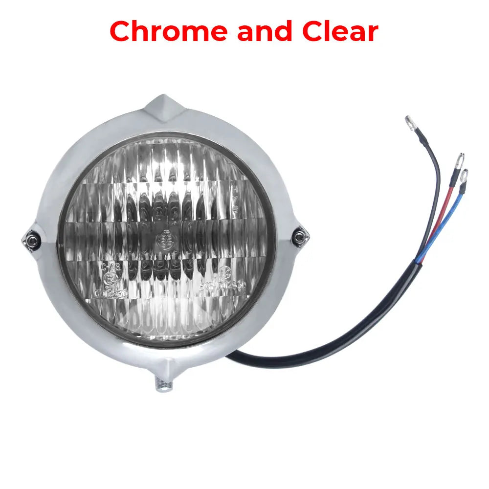 Phare rétro 4,5 pouces pour Harley custom - vue 10