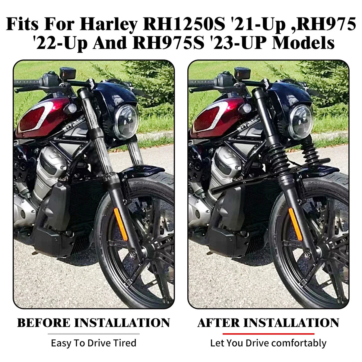 Barre de protection moteur noir brillant pour Harley-Davidson Sportster S - vue 4