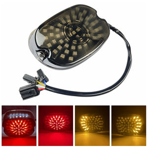 Feu arrière LED lay down pour Harley Softail Dyna Touring - vue 7