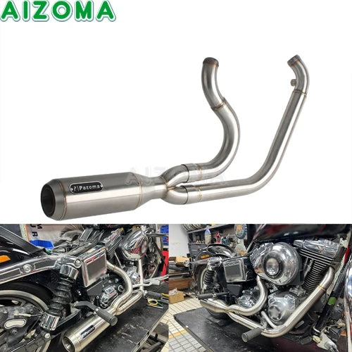 Collecteur d'échappement pour Harley-Davidson Dyna FXDF FXDL FXDLS FXDB FXD FXDC FXDWG – photo 10/10