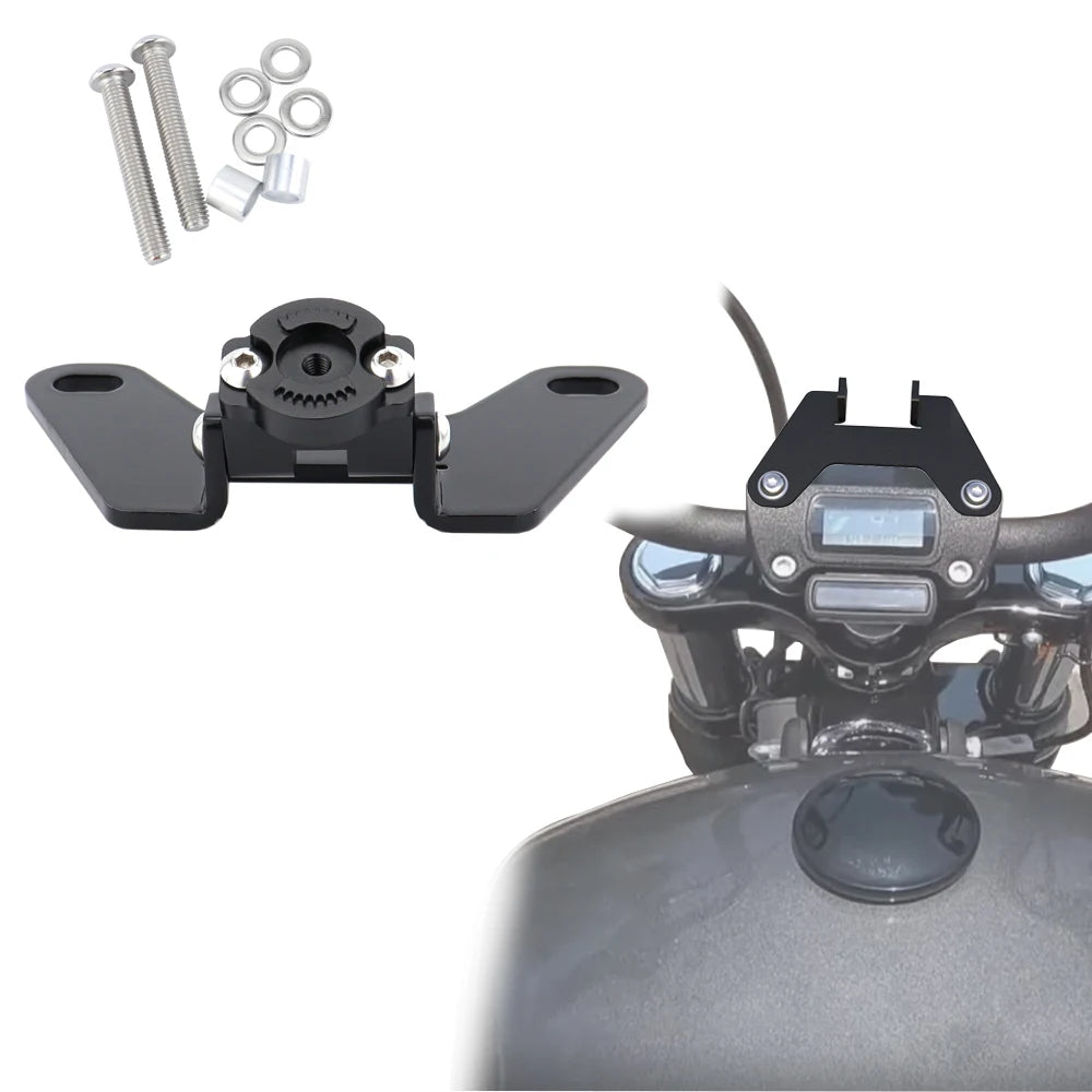 Support téléphone / GPS pour Harley-Davidson Softail Street Bob FXBB (2018-2020), FXBBS 114 (2021-2024) – photo 1/12