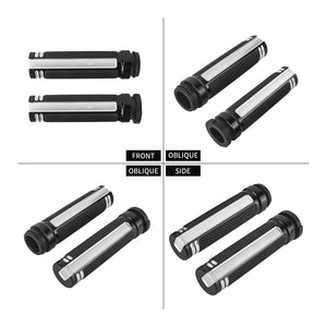 Poignées de guidon électroniques chromées en aluminium pour moto Harley-Davidson - vue 3