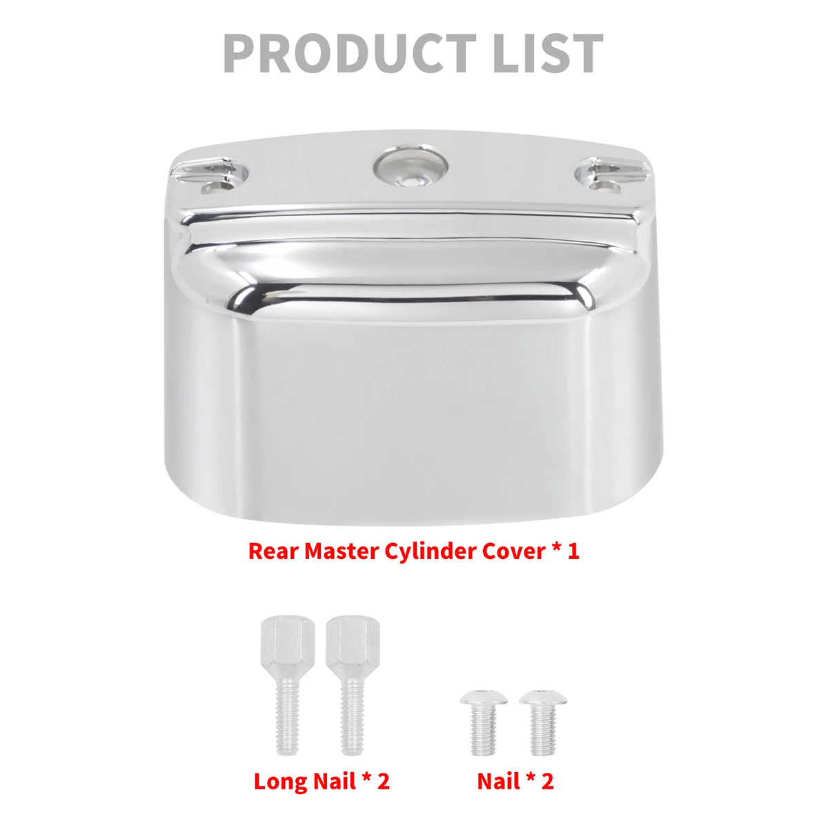 Cache de maître-cylindre arrière pour Harley Softail Touring - vue 5