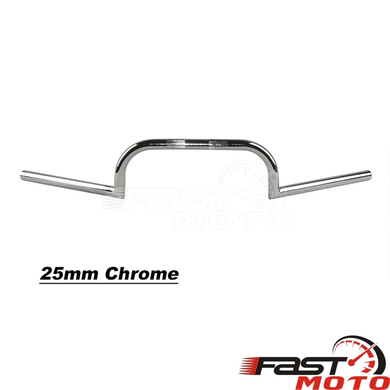 Guidon clubman noir mat pour moto café racer - vue 8