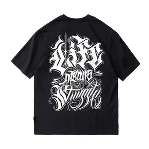 T-shirt homme imprimé hirondelle bicéphale style rock - vue 5