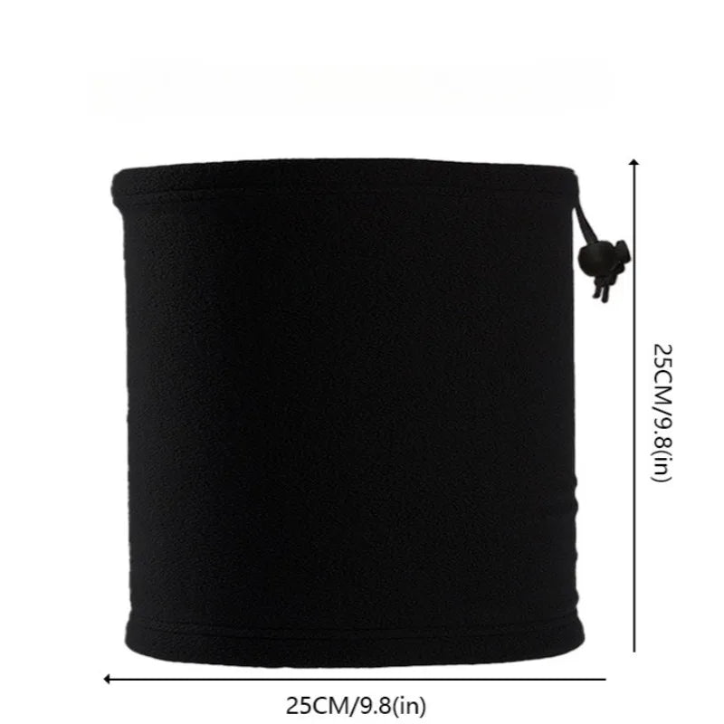 Cagoule polaire noire pour la conduite moto en hiver - vue 5