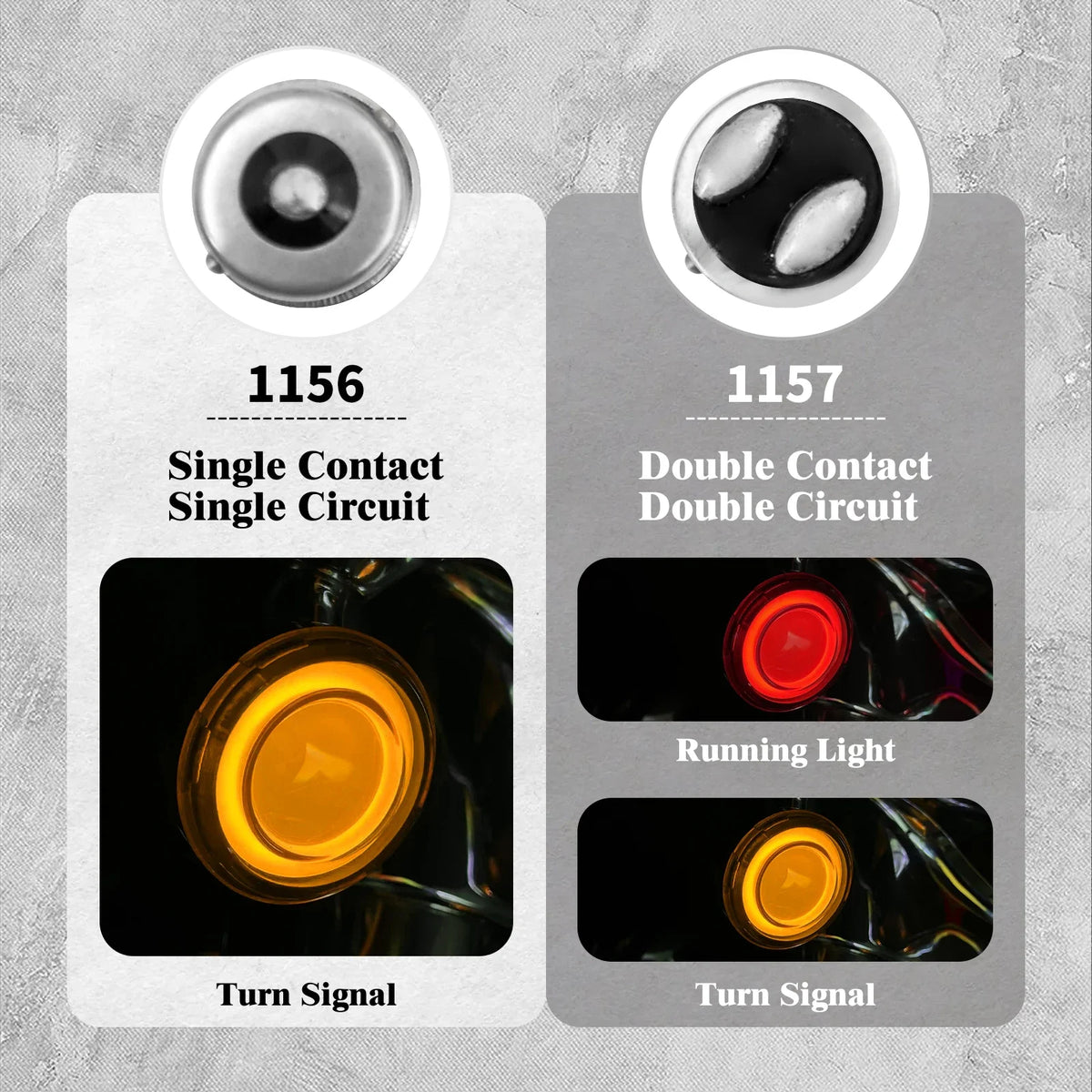 Clignotants LED Type Bullet Connecteur 1157 - Harley-Davidson Touring, Sportster, Softail, Dyna – photo 3/9