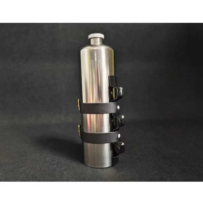 Petit réservoir d'essence en inox de style café racer - vue 6