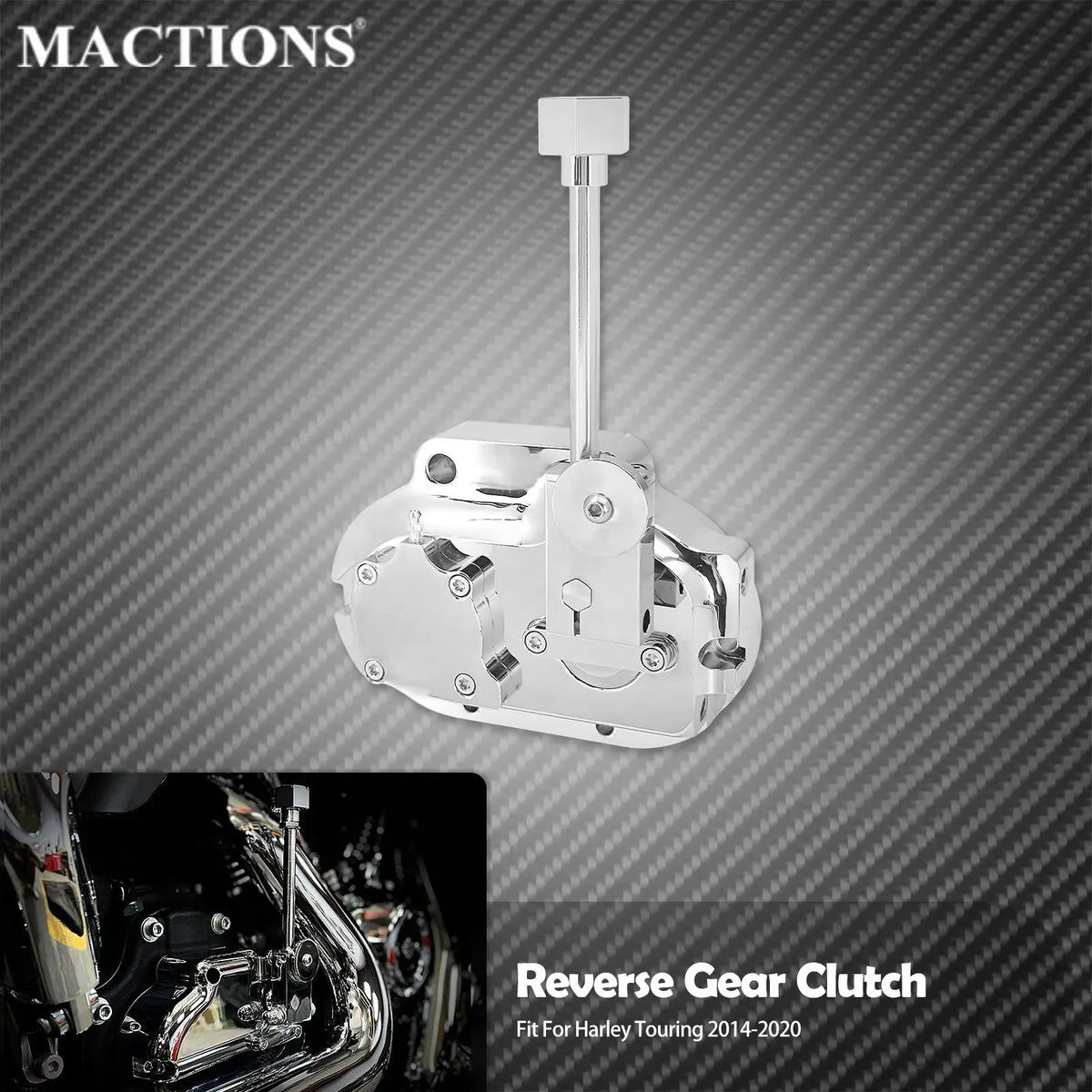 Kit Marche Arrière (Reverse Gear Clutch) Chromé - Harley-Davidson Touring 2014-2020 – photo 1/8
