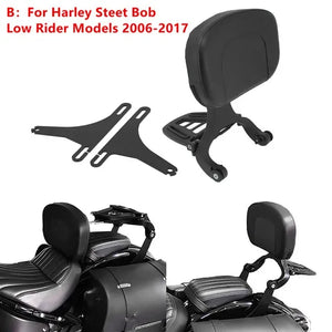 Dossier conducteur/passager réglable (sissy bar) noir/chrome pour Harley-Davidson Softail Breakout, Touring 2009-2017 – photo 17/27