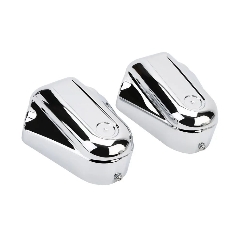 Caches d'axe arrière chromés pour Harley Softail Deluxe - vue 2