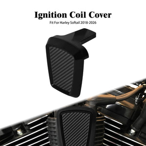 Cache décoratif chromé sur la bobine d'allumage d'une Harley-Davidson Softail - vue 7