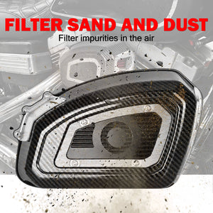 Filtre à air moto chromé pour Harley-Davidson - vue 5