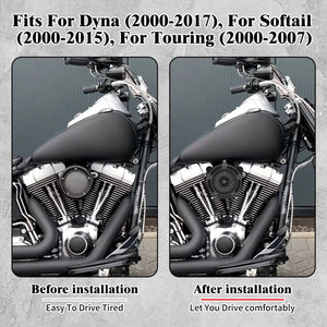 Kit de filtre à air gris CNC complet pour Harley-Davidson Sportster, Touring, Dyna, Softail – photo 2/10