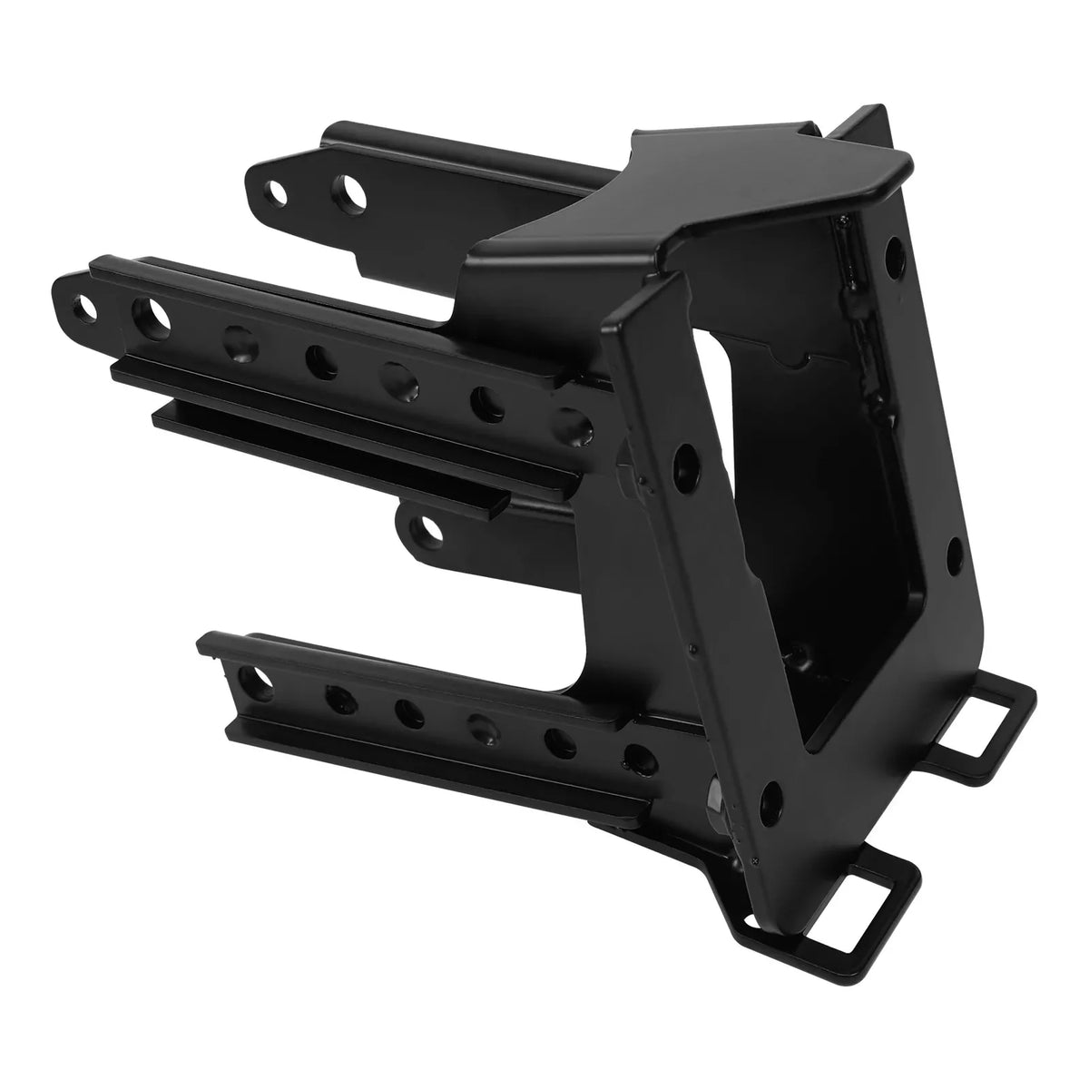 Support noir en fer pour carénage intérieur et autoradio Harley Road Glide - vue 3
