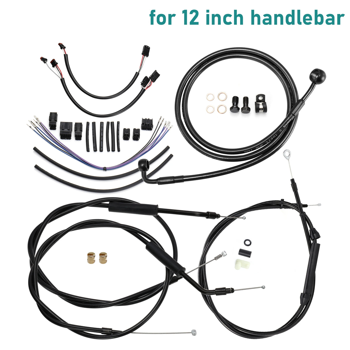 Kit de Câbles Rallongés pour Guidon - Harley-Davidson Softail 2011-2015 (Sans ABS) – photo 8/8