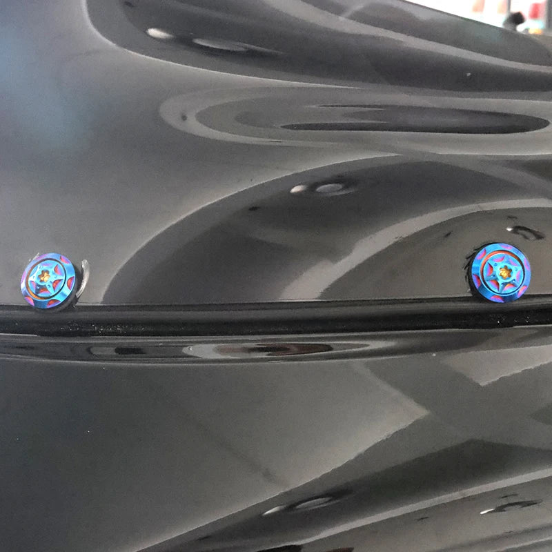 Boulons de Pare-brise Titane pour Harley Road Glide 2015-2025 – photo 4/12