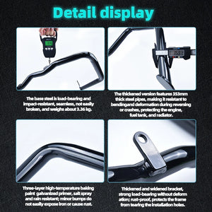 Barre de protection moteur noire pour Harley Sportster S - vue 3