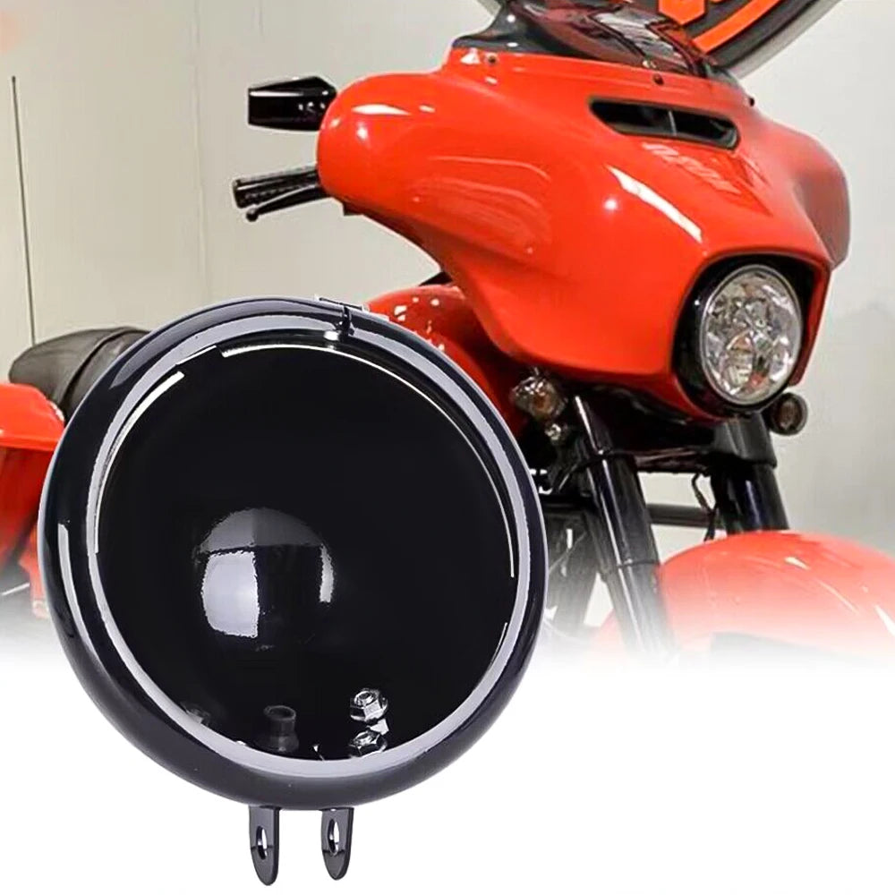 Boîtier de phare 5,75 pouces pour Harley Dyna Sportster - vue 1