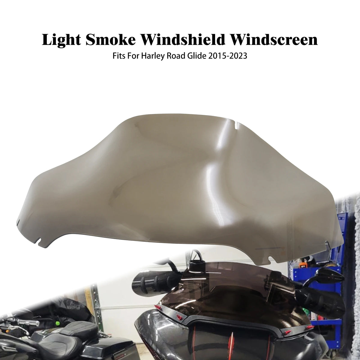 Pare-Brise 13" (Windshield Deflector) - Harley-Davidson Touring Road Glide 2015-2024 – photo 7/9