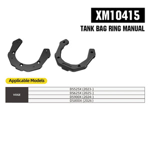 Sac de réservoir moto Rhinowalk noir à fixation magnétique - vue 27