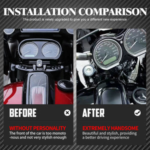 Kit de té supérieur de fourche (top triple tree) + cache contacteur d'allumage pour Harley-Davidson Touring Road Glide 2015-2023 – photo 2/9