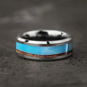 Bague en acier inoxydable tête de mort et rose - vue 33