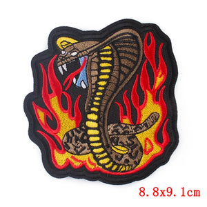 Écusson brodé biker/punk thermocollant - vue 21