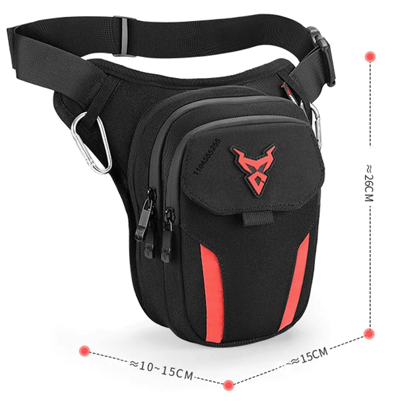 Sac de cuisse moto étanche - vue - vue 3