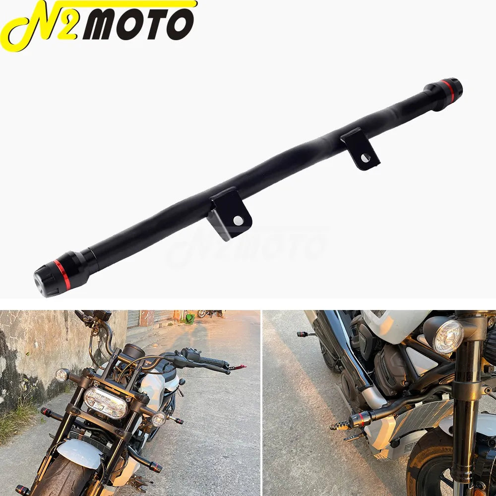 Barre de protection avant noire pour Harley Sportster S - vue 9