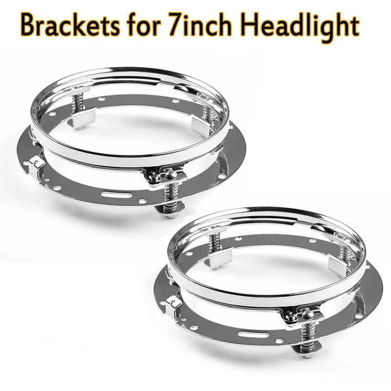 Support de phare 7 pouces pour Harley Touring Softail - vue 10