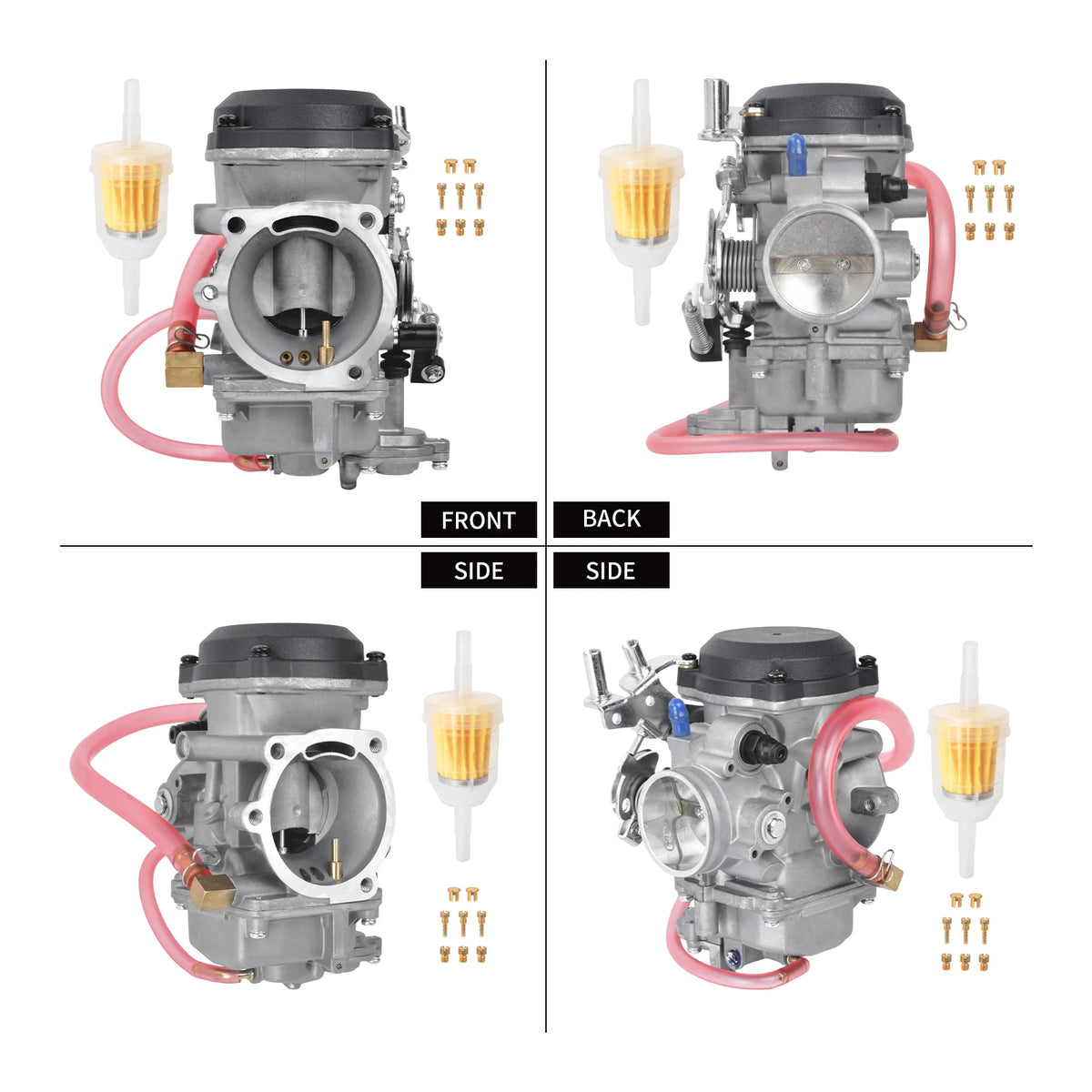 Carburateur CV40 en aluminium pour moteur Harley-Davidson - vue 4